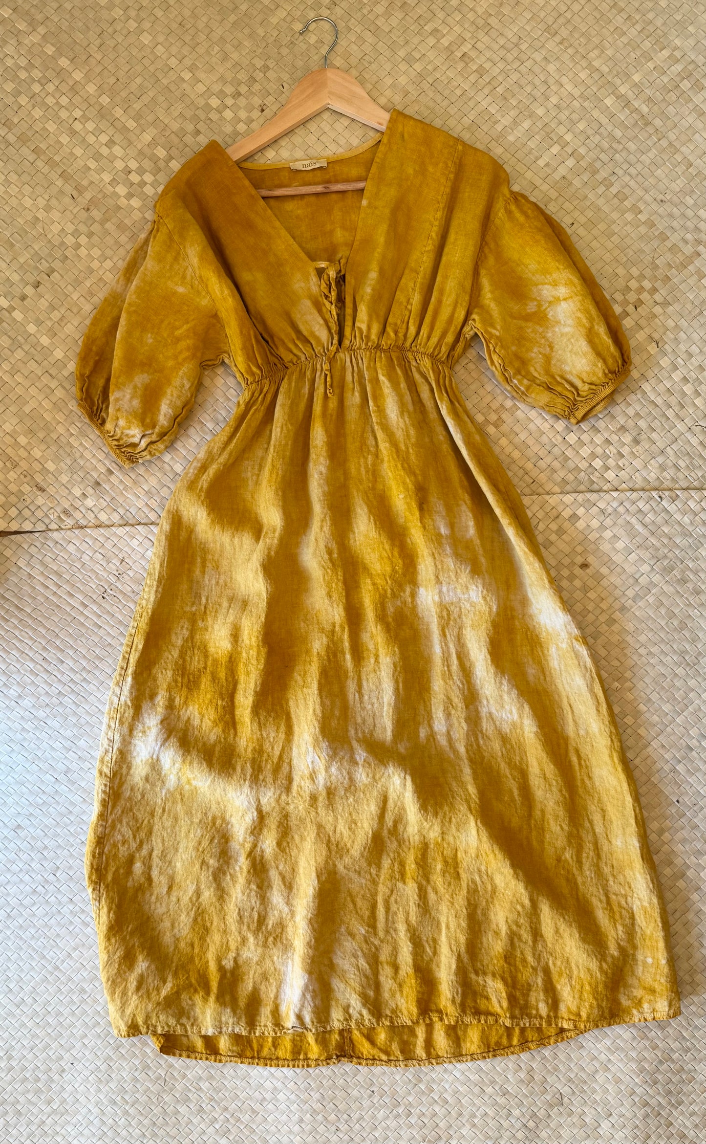 Linen Marigold Dress