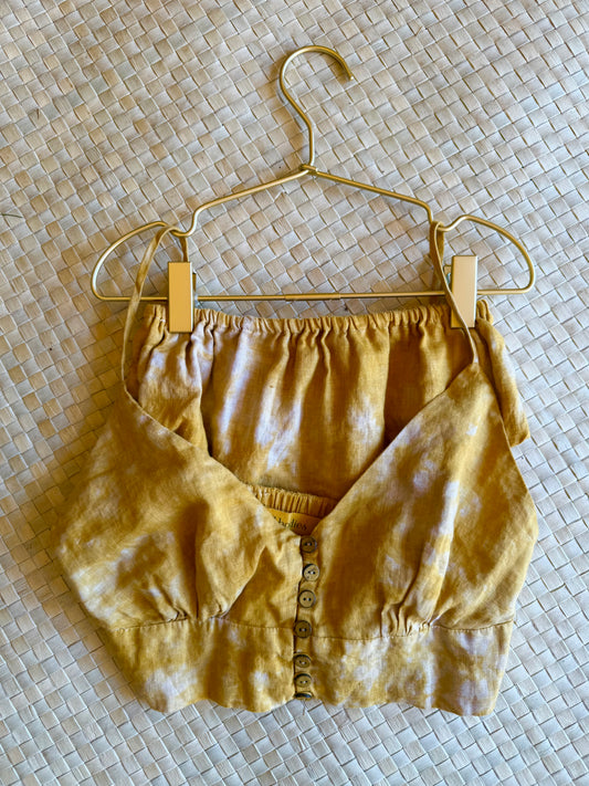 Linen Marigold Bra & Undie Set