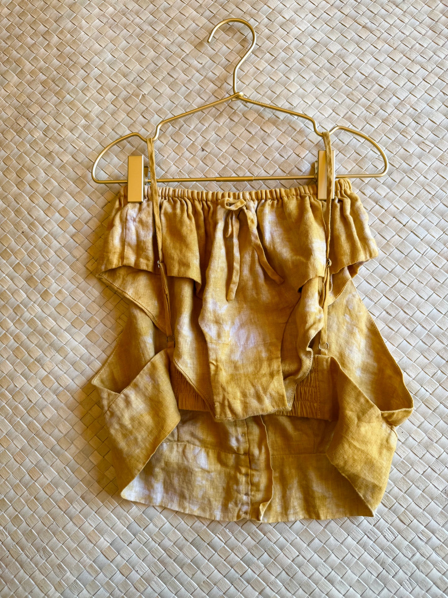 Linen Marigold Bra & Undie Set